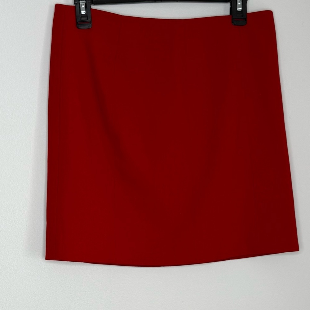 Ann Taylor Vibrant Red Mini Skirt